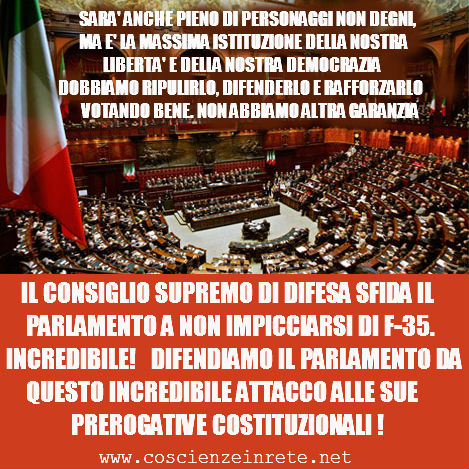Scopri di più sull'articolo L’Italia non è più una Repubblica Parlamentare ma un regime presidenziale militare.