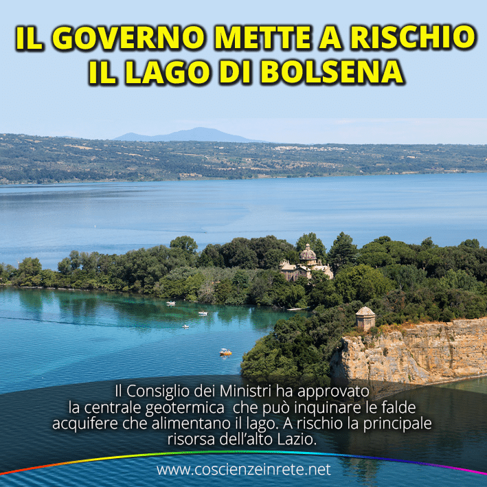 Scopri di più sull'articolo Il governo mette a rischio il lago di Bolsena