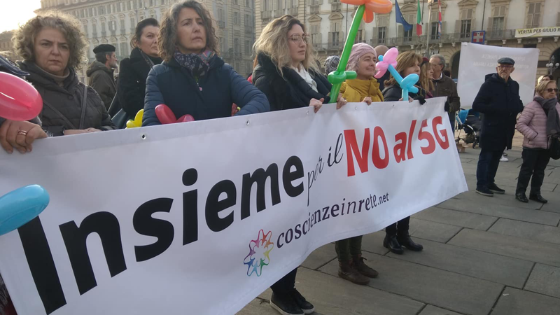 Scopri di più sull'articolo La manifestazione NO5G a Torino